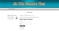 Desktop Screenshot of dothisreceivethat.com