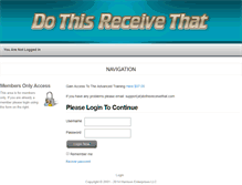 Tablet Screenshot of dothisreceivethat.com